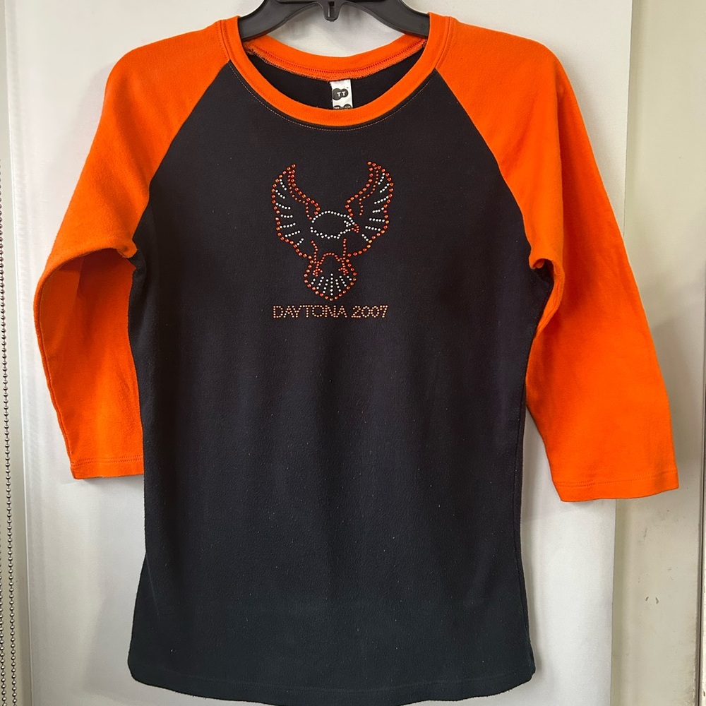 Women’s Orange and Black 2007 Daytona Shirt